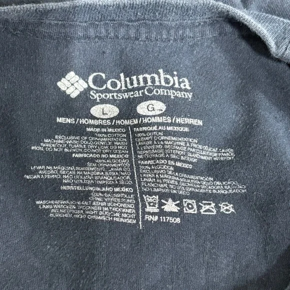 Columbia Omni-Wick T-Shirt Men's L & G | MSRP $30 | Cotton | Mexico Made - Picture 6 of 9